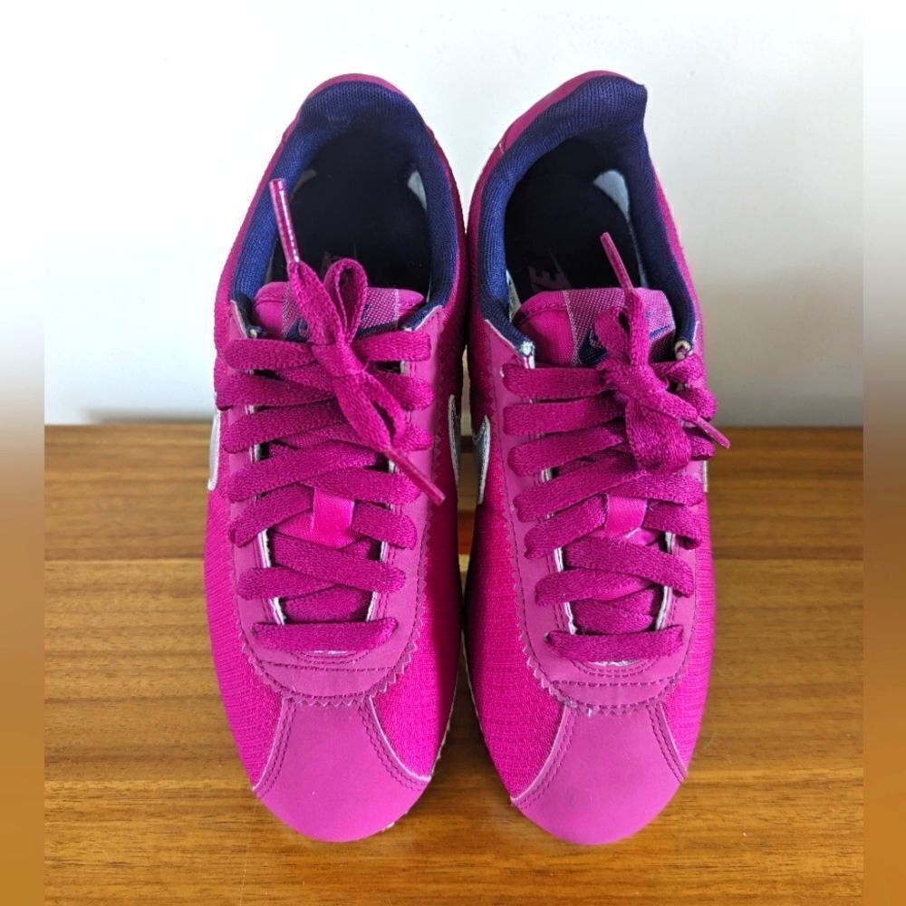 Nike Classic Cortez Magenta Canvas Sneakers sz 5 ½